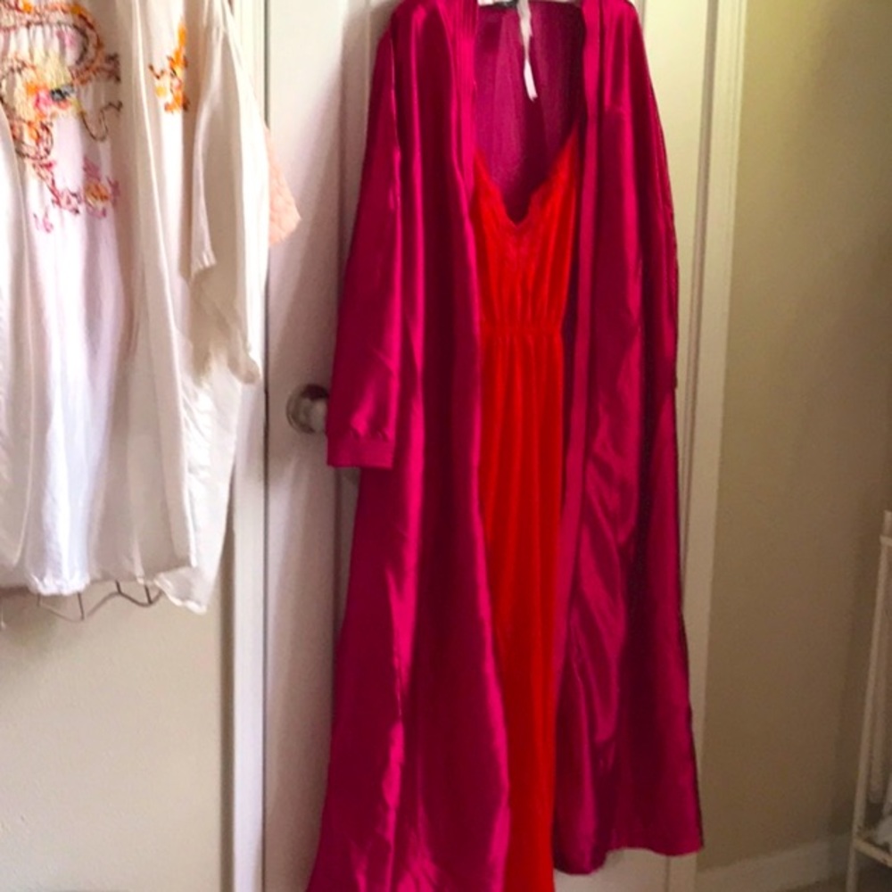 Vintage Pink Robe M/L - Picture 2 of 10